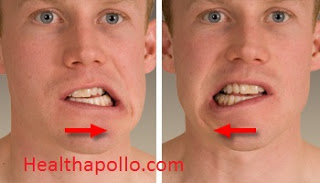 Jaw movement excercise for double chin