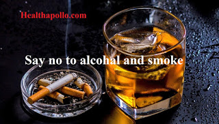 Say big no to Alcohol and smoke to control high BP